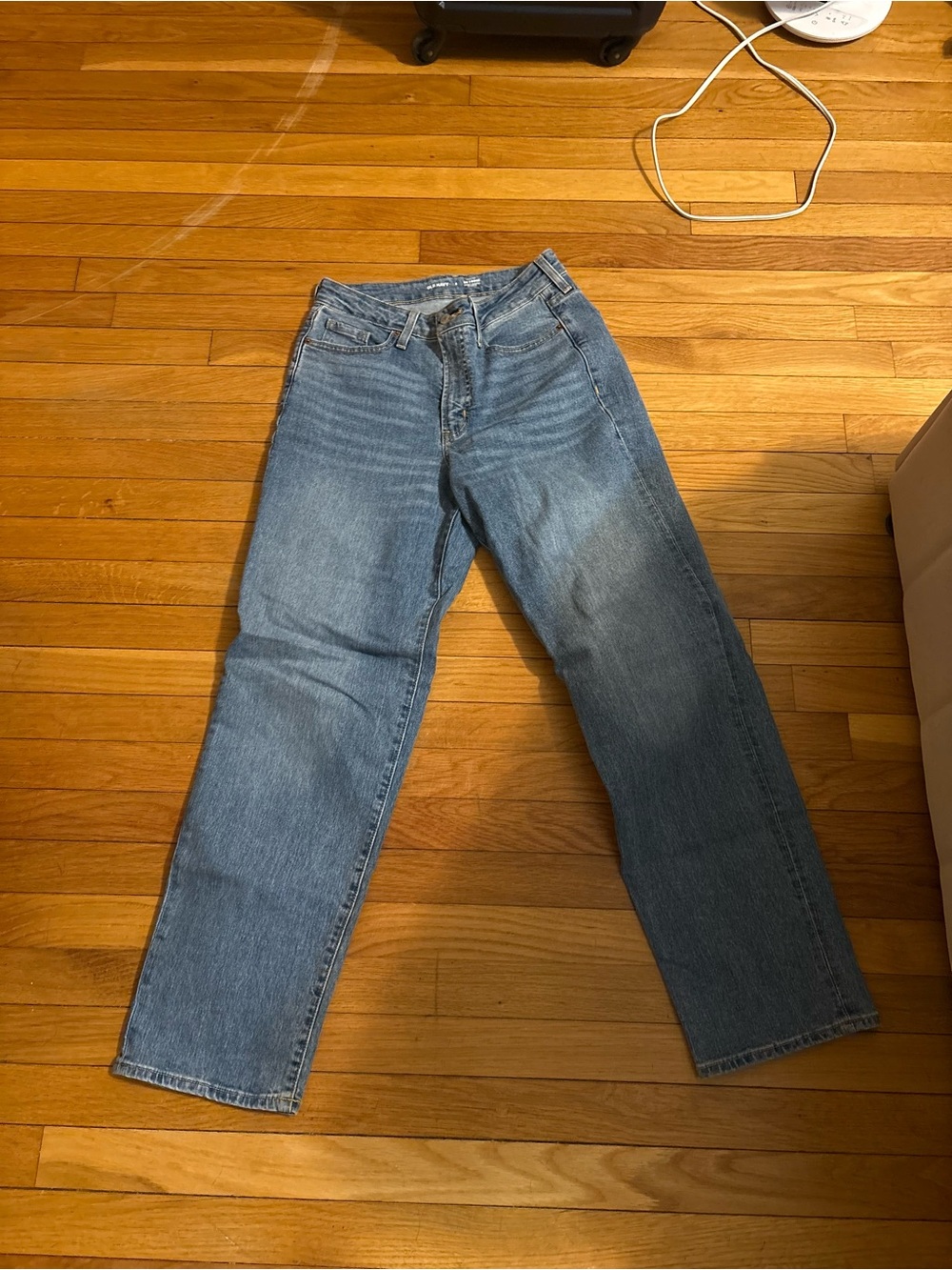 Women’s Straight-Leg Blue Jeans